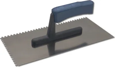 Produktbild von DEWEPRO Zahnkelle 4x4 mm CLASSIC - Edelstahlblatt 270x130mm - rostfrei