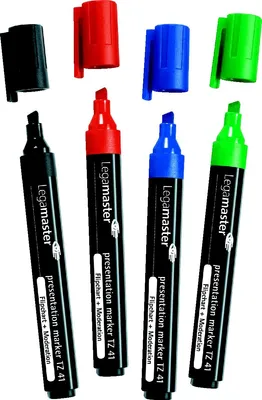 Produktbild von Presentation Marker TZ 41 Set sortiert Keilspitze VE=10x4 Stück