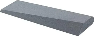 A single sharpening stone on a white background.