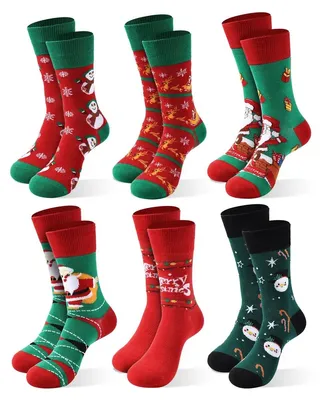 Productafbeelding van Kerstsokken - Dames - Set van 6 paar - EU maat 37-46