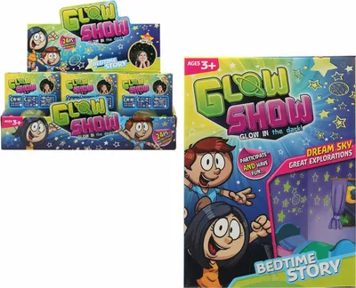 Zdjęcie produktu dla Zestaw naklejek fluorescencyjnych Glow Show