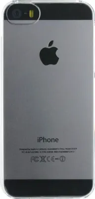 Imagen del producto de Funda Bigben Connected SILITRANSIP5S, compatible con iPhone 5/5S/SE, transparente