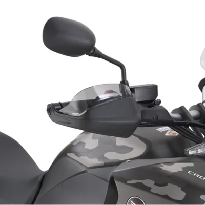 Productafbeelding van Givi winddeflector EH1110 van plexiglas, geschikt voor de originele handbeschermers - Honda Crosstourer 1200 / DCT (12-16)