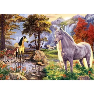 Produktbild von ART PUZZLE Puzzle Versteckte Pferde 1000 Teile