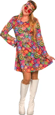 Produktbild von Hippie-Kleid und Haarband Gr.  42/44 Germany100% Polyester