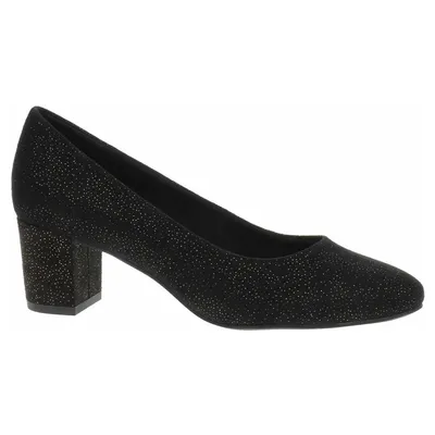 Produktbild von Damen Marco Tozzi 2-22438-43 schwarz-goldene Pumps 39