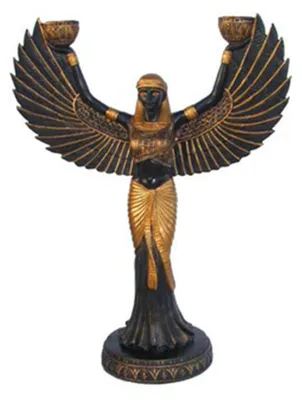 Immagine prodotto di Egitto Scultura Dea Iside Figura Statua Figure Statue Stile Antico 25cm Nuovo