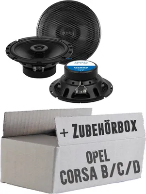 Produktbild von Opel Corsa B/C/D - Lautsprecher Boxen Crunch GTS62 - 16,5cm 2-Wege Koax GTS 62 Auto Einbauzubehör - Einbauset