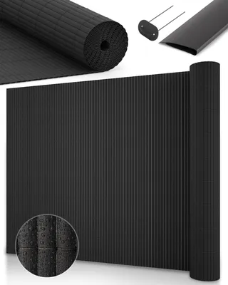 Produktbild von Sol Royal PVC Sichtschutz für Balkon Zaun SolVisionP12, 80x500cm, Anthrazit