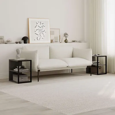 Produktbild von Skye Decor, Echo - Retro Grey, Beistelltisch-Set, 100 % Melaminbeschichtete Spanplatten, Retro-Grau, 30 x 42 x 45 cm