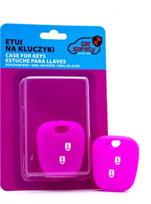 Obrázok produktu pre Silikónový kryt kľúčov PINK pre Citroen Peugeot Toyota