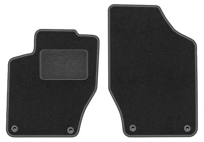 Image de Tapis avant en moquette pour Peugeot 308 I 2007-2013 (à hayon/break/SW) – 2 pièces, gris graphite, sur mesure – Wielganizator LUX