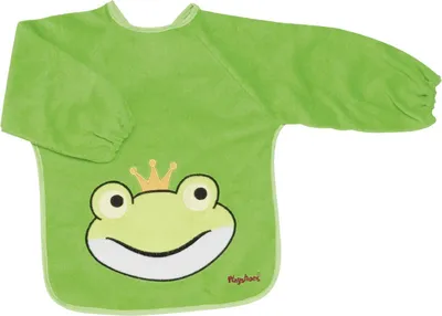 Zdjęcie produktu dla PLAYSHOES (507136-29) Śliniak z długim rękawem, kolor: zielony, rozmiar: jeden rozmiar
