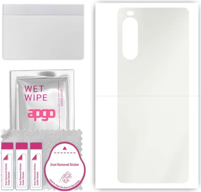 Produktbild von apgo Rückseite Schutzfolie, Matt, kompatibel mit Sony Xperia 10 III Lite, Hinten Hydrogel-Displayschutzfolie mit Positionierhilfe, kratzfest, einfache Montage