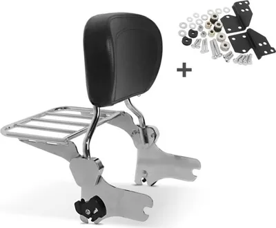 Immagine prodotto di Sissy bar + portapacchi + kit di aggancio per Harley Davidson Road King 9