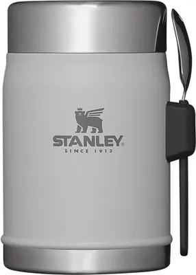Produktbild von Stanley Lunch-Thermoskanne mit Besteck CLASSIC - 0,4 L ASH