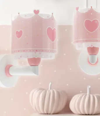 Zdjęcie produktu dla Dalber Wandlampe Ø 15 cm Little Queen - świeci w ciemności