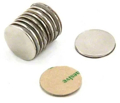 Obrázok produktu pre Silné lepiace magnety, 10 ks, 30 x 1 mm, neodým N52