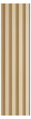 Produktbild von Vilo 3D Wandpaneele Lamellenoptik - Wasserfeste Lamellenwand MPC - 265 x 16 cm - Harmony Wood
