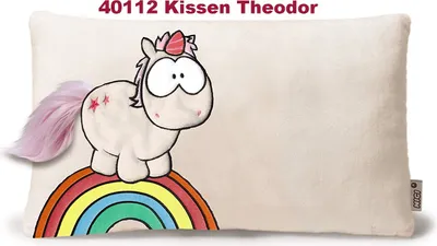 Produktbild von Nici Plüschkissen Einhorn Theodor