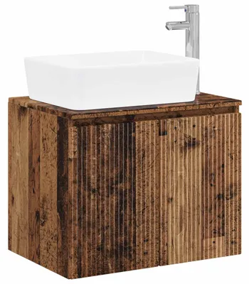 Immagine prodotto di Set di mobili da bagno vidaXL, legno massello riciclato e materiale composito di legno