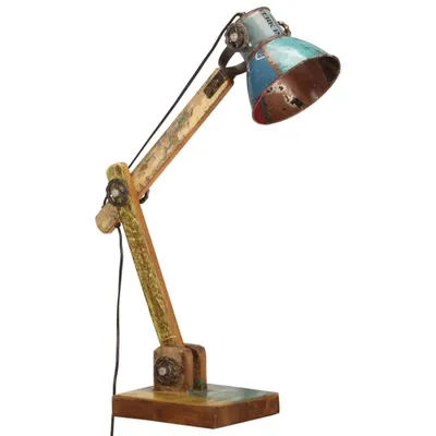 Produktbild von vidaXL Schreibtischlampe Industrie-Stil Mehrfarbig Rund 23x18x95cm E27