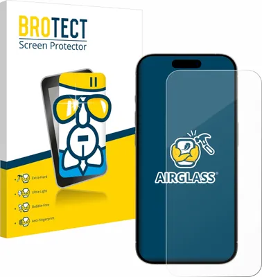 Produktbild von BROTECT Schutzglas für Apple iPhone 15 Pro Schutzfolie Panzer Folie Glas Display Schutz klar