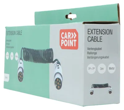 Produktbild von Carpoint Trailer Spiralverlängerungskabel 7p>7p Stecker/Buchse