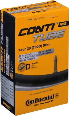 Produktbild von Continental Schlauch Tour 28 Slim 27/28x1.1-1 5/8 28/37-622/630 DV 40mm