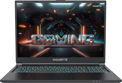 Produktbild von GIGABYTE G6 KF-H3DE854SD, Intel® Core™ i7, 40,6 cm (16"), 1920 x 1200 Pixel, 16 GB, 1 TB, Schwarz