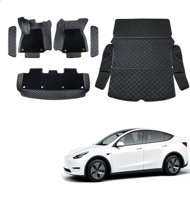 Obrázok produktu pre topfit Tesla Model Y podlahové rohože do batožinového priestoru za každého počasia 2021-2024 2 sady od Tesla Mattens