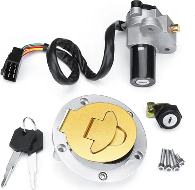 Immagine prodotto di Set di bloccaggio interruttore di accensione serbatoio tappo del gas serratura del sedile per Ducati 916 996 998 748 97-02