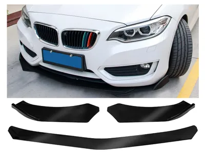 Für BMW E46 Spoilerlippe Frontspoiler Lippe Cup Spoiler Universal Schwarz Matt in der Farbe Schwarz von Goingfast