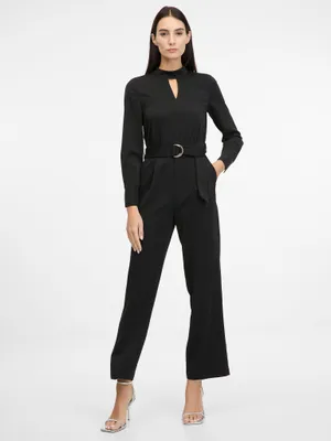 Produktbild von Orsay Schwarzer Langarm-Jumpsuit für Damen 1001229A00877__38