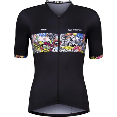 Produktbild von Jersey FORCE VIVID LADY kurzarm %%% Größe: XS