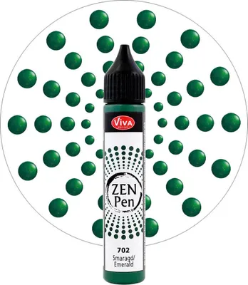 Image de Zen Pen peinture à points avec applicateur - Viva Decor - Émeraude