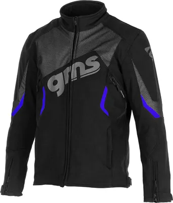 Produktbild von gms Softshelljacke Arrow schwarz-blau 3XL