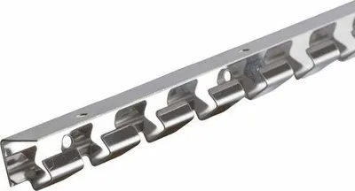Produktbild von Merkloos Streifenvorhangschienen aus Edelstahl 125cm