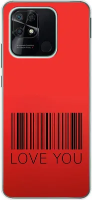 Produktbild von König Design Hülle kompatibel mit Xiaomi Redmi 10C Kunststoff Soft Handyhülle - Handy Case Love You