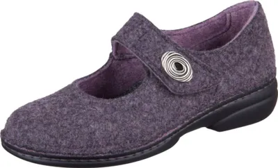 Produktbild von Finn Comfort Damen Hausschuh Ramsau, grau(graulila), Gr. 38