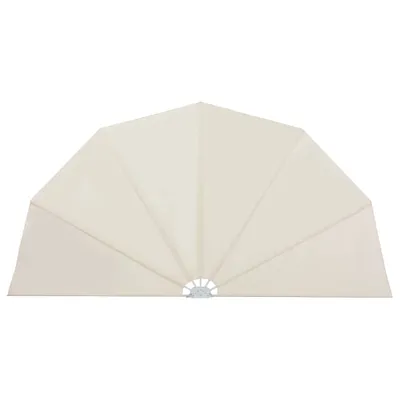 Produktbild von vidaXL Faltbarer Terrassen-Seitenfächer Creme 160 cm