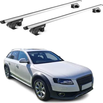 Produktbild von Dachträger für Audi A4 Allroad B8 B9 2009-2025 5 tür 90kg Alu Silber 2x ABE