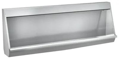Produktbild von KWC Reihenurinal CAMPUS, Edelstahl V2A, 2400x515x235mm, Wandmontage, Siebablauf mittig, 1 Stk.