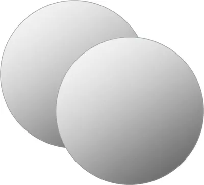 Produktbild von Wandspiegel 2 Stk. 40 cm Rund Glas