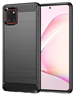 Obrázok produktu pre Techsuit Carbon Silicone silikónový obal pre Samsung Galaxy Note 10 Lite – čierny