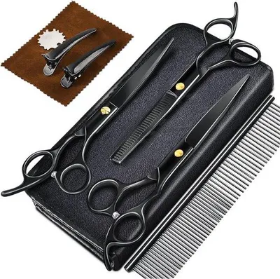 Produktbild von Hundefrisur-Set - Hundefriseur - Hundefrisiersatz - Hundefrisiermesser - Hundefrisur-Set - Unverzichtbar für Ihren Hund