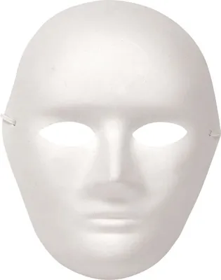 Produktbild von Glorex Papp-Maske Mann 19 x 24 cm