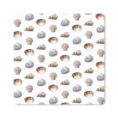 Produktbild von MuchoWow® Mauspad Mousepad Muschel - Muster - Farben 30x30 cm - Mousepads - Maus Mat - Pad - Mausunterlage - Gaming