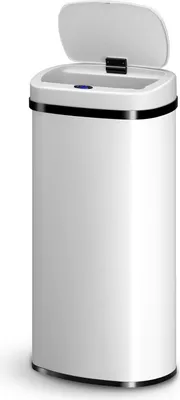 Produktbild von Juskys Automatik Mülleimer mit Sensor 70L rechteckig - elektrischer Deckel - Weiß