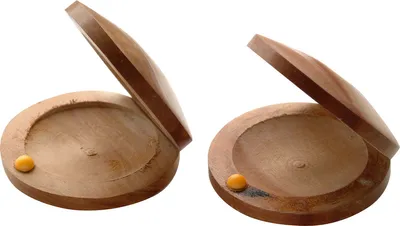 Produktbild von Stagg Kastagnetten CAS-W, Jujubeholz, 58mm Durchmesser, 6mm Dicke, Paar